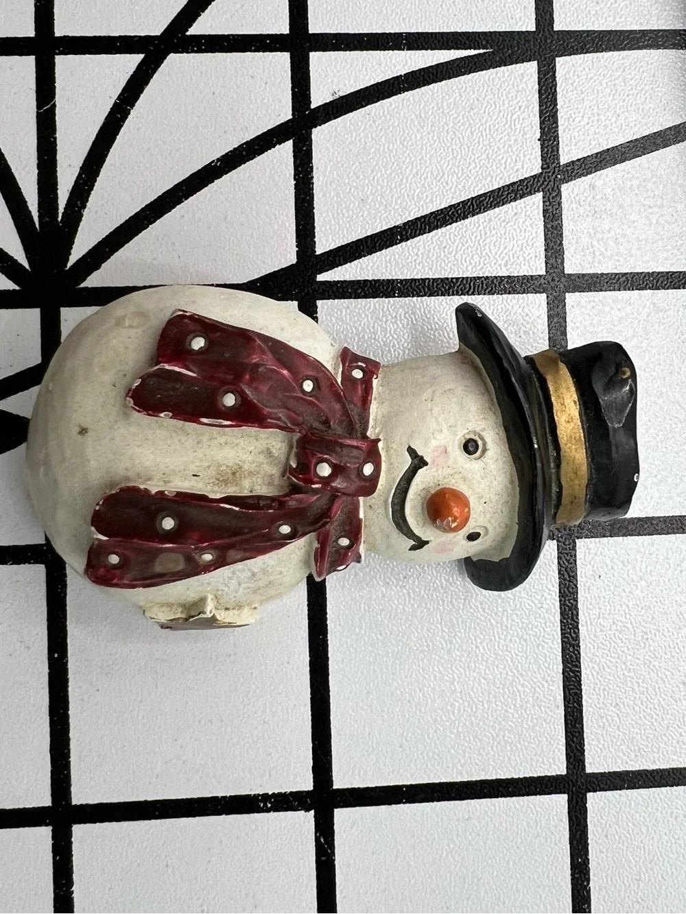 Vintage christmas snowman